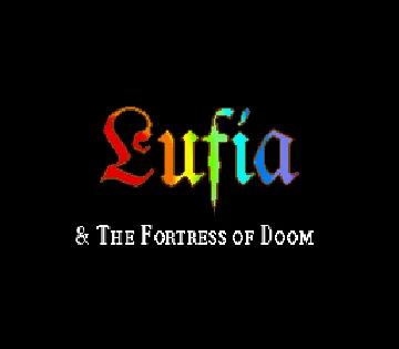 Lufia & the Fortress of Doom (USA) (Beta) screen shot title